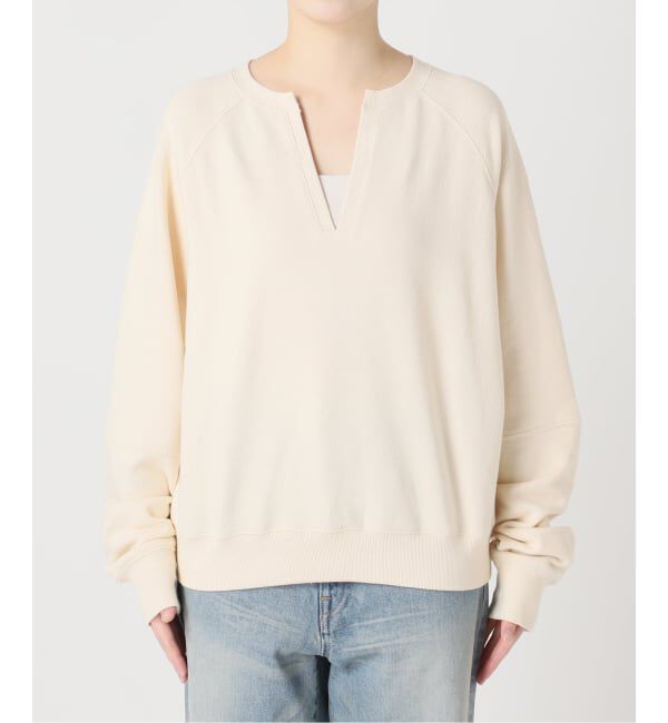 FRAMeWORK「Butter Terry キーネックスウェット」|スウェット・ジャージ|
