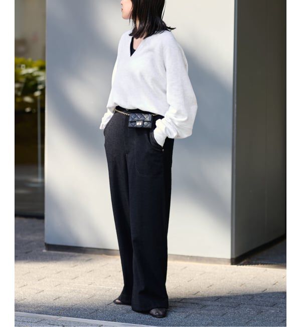 FRAMeWORK「Butter Terry キーネックスウェット」|スウェット・ジャージ|