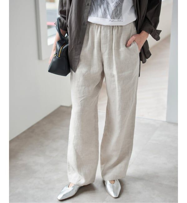 Spick and Span「エアリーリネンイージーパンツ」|その他|