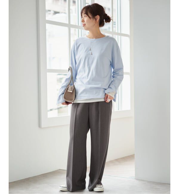 Spick and Span「《一部店舗+WEB限定》2枚SET レイヤードプルオーバー」|Tシャツ・カットソー|