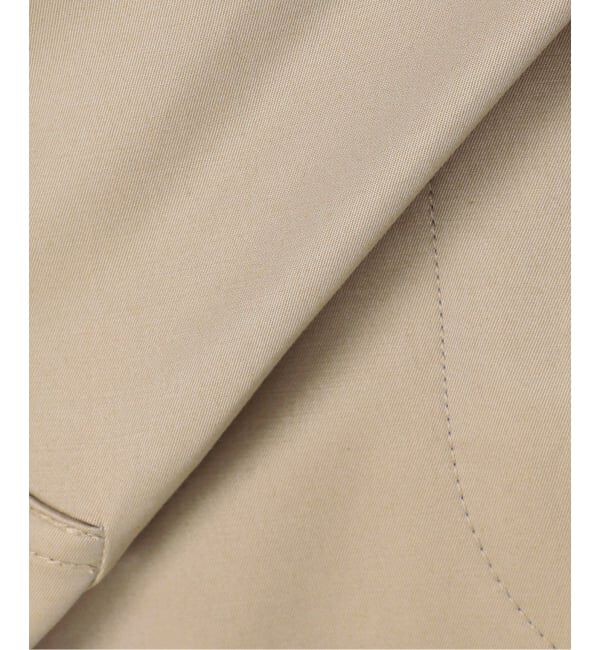 Spick and Span「T/Cギャバステンカラーハーフコート」|ステンカラーコート|