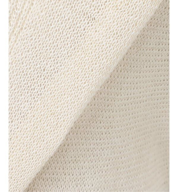 Spick and Span「コットンリネンギマ天竺カーディガン」|カーディガン|