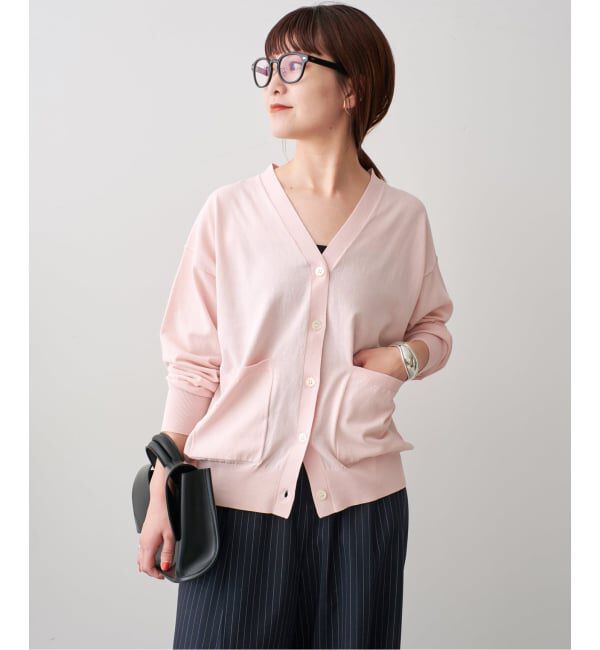 Spick and Span「《追加》コットンハイゲージカーディガン」|カーディガン|