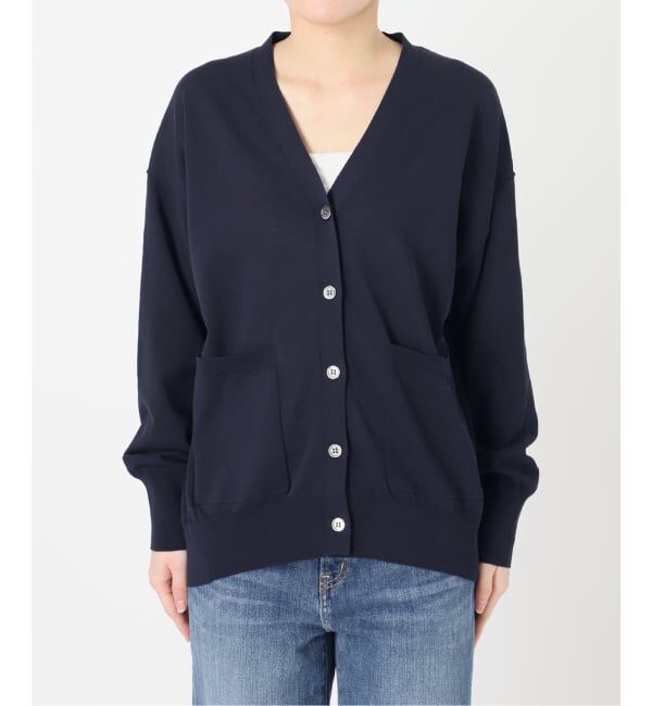 Spick and Span「《追加》コットンハイゲージカーディガン」|カーディガン|
