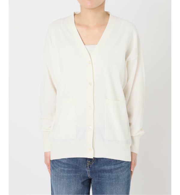Spick and Span「《追加》コットンハイゲージカーディガン」|カーディガン|