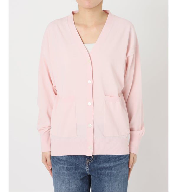 Spick and Span「《追加》コットンハイゲージカーディガン」|カーディガン|