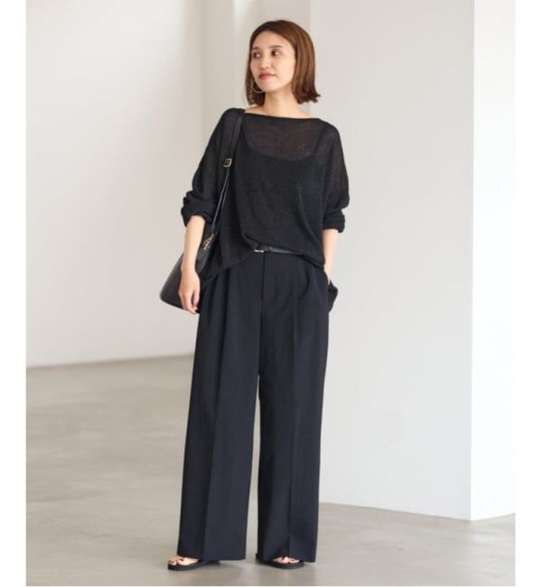 FRAMeWORK「≪一部カラーWEB限定 / 追加≫ウォッシャブルニュアンスワイドプルオーバー」|ニット・セーター|