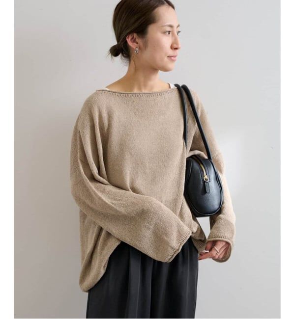 FRAMeWORK「≪一部カラーWEB限定 / 追加≫ウォッシャブルニュアンスワイドプルオーバー」|ニット・セーター|