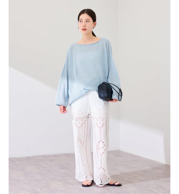 FRAMeWORK「≪一部カラーWEB限定 / 追加≫ウォッシャブルニュアンスワイドプルオーバー」|ニット・セーター|