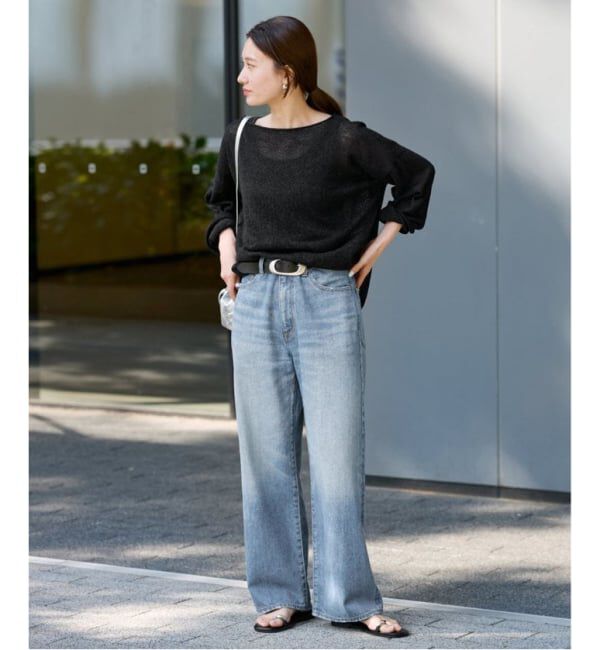 FRAMeWORK「≪一部カラーWEB限定 / 追加≫ウォッシャブルニュアンスワイドプルオーバー」|ニット・セーター|