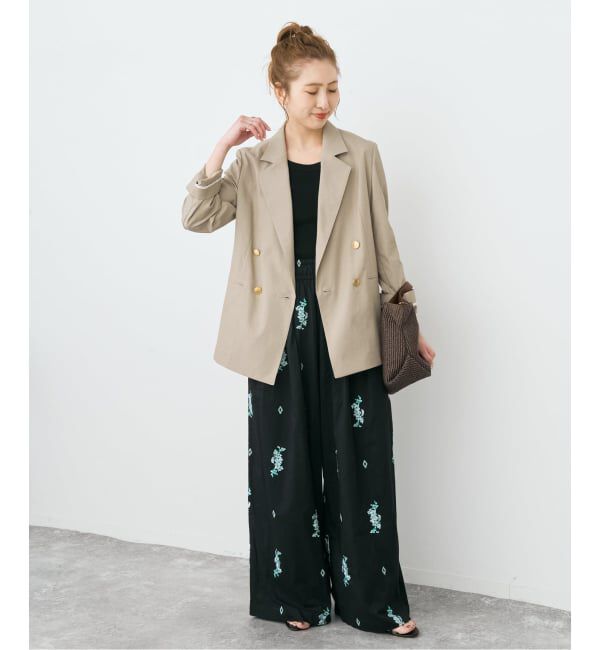 Spick and Span「サマークロスダブルジャケット」|テーラードジャケット|