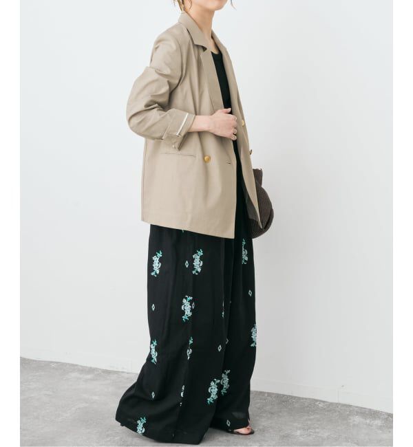 Spick and Span「サマークロスダブルジャケット」|テーラードジャケット|