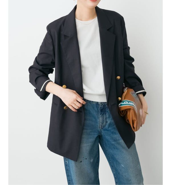 Spick and Span「サマークロスダブルジャケット」|テーラードジャケット|