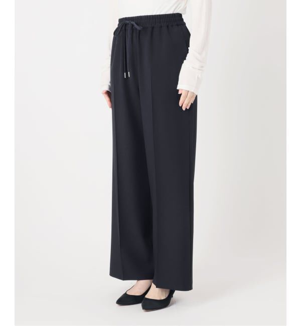 Spick and Span「ドライギャバイージースラックスパンツ」|スラックス|