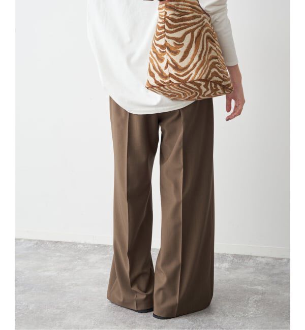 Spick and Span「ドライギャバイージースラックスパンツ」|スラックス|