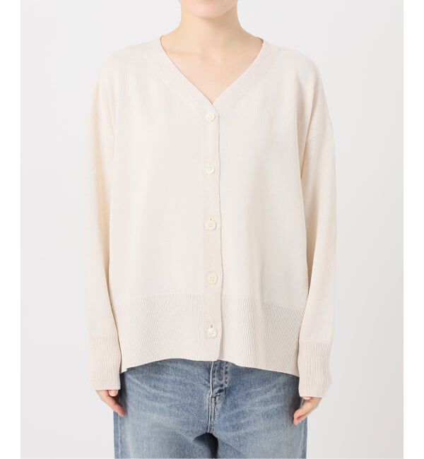 FRAMeWORK「ペーパーコットン Vカーディガン」|カーディガン|