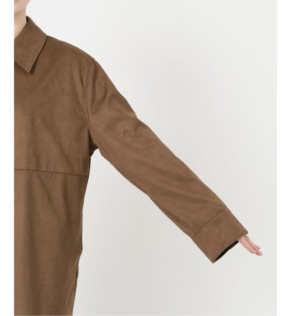 Spick and Span「《追加》フェイクスエードオープンカラージャケット」|その他|