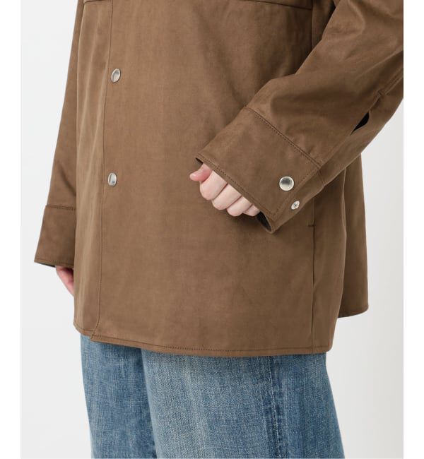 Spick and Span「《追加》フェイクスエードオープンカラージャケット」|その他|