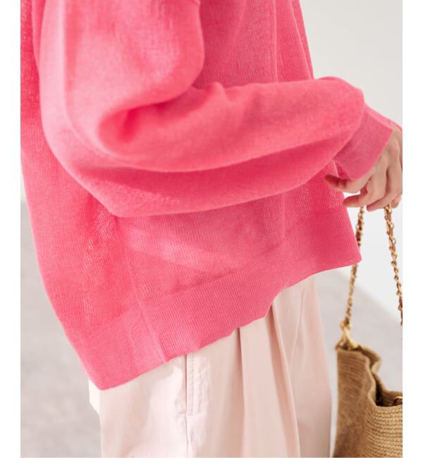 FRAMeWORK「≪予約≫シアーアゼVネックプルオーバー」|ニット・セーター|