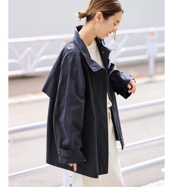 FRAMeWORK「≪追加≫撥水テントラインコート 2」|その他|ネイビー