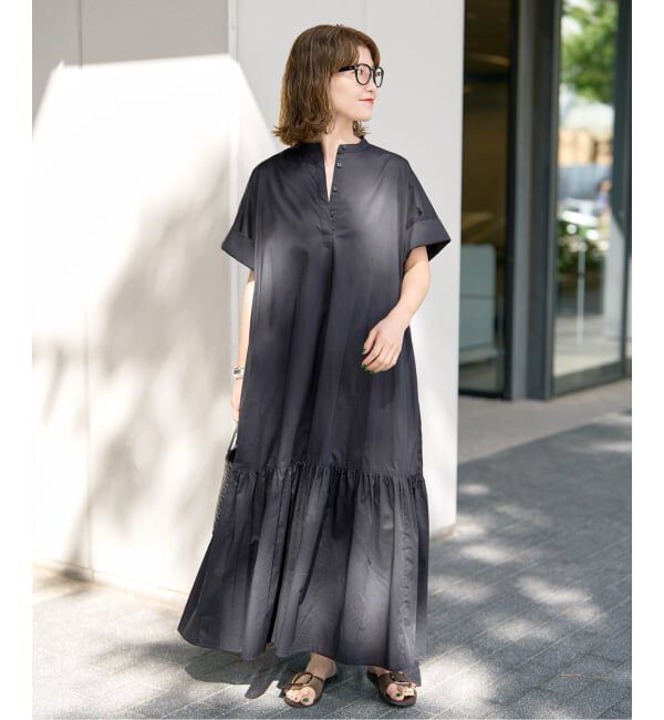 Spick and Span「《追加予約》ローンティアードマキシワンピース」|ワンピース|