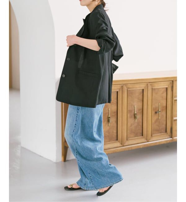 Spick and Span「《セットアップ可 / 予約》ハイブリッドリネンジャケット」|テーラードジャケット|