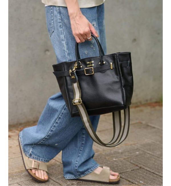 FRAMeWORK「≪WEB限定 / 追加≫YOUNG＆OLSEN 別注ストラップ付きベルトバッグ」|トートバッグ|