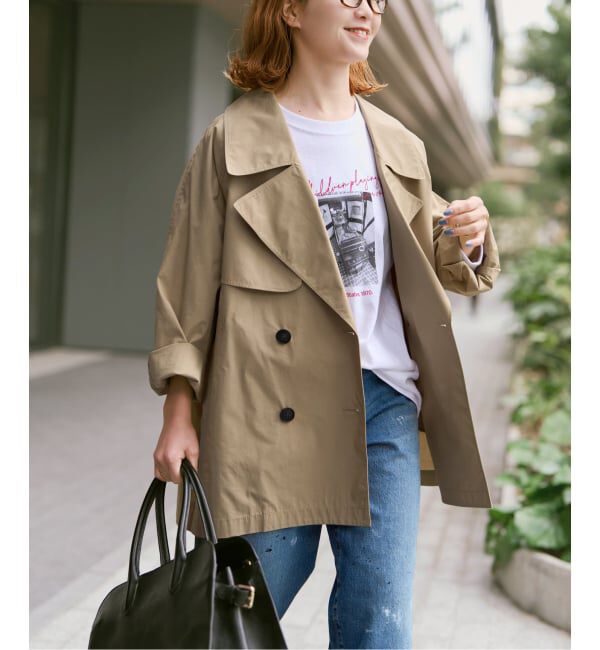 Spick and Span「《WEB限定 / 追加3》C/Pミドル丈トレンチコート」|トレンチコート|
