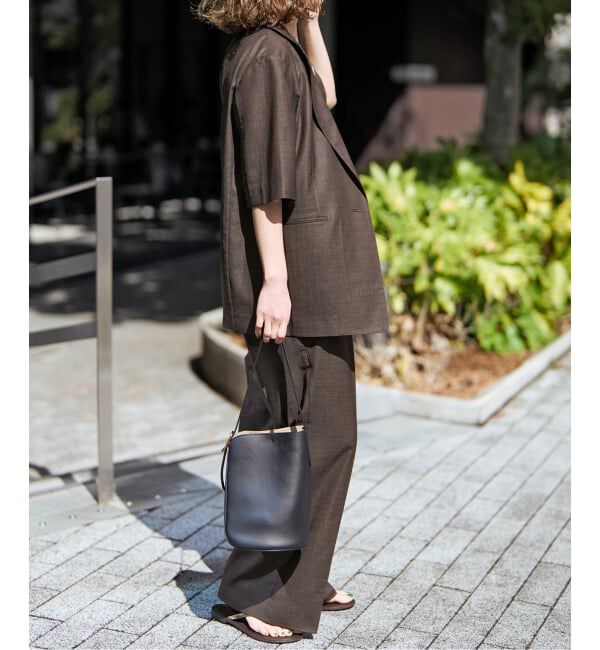 Spick and Span「《セットアップ可 / 予約》ライトドライクロスシングルブレストジャケット」|テーラードジャケット|