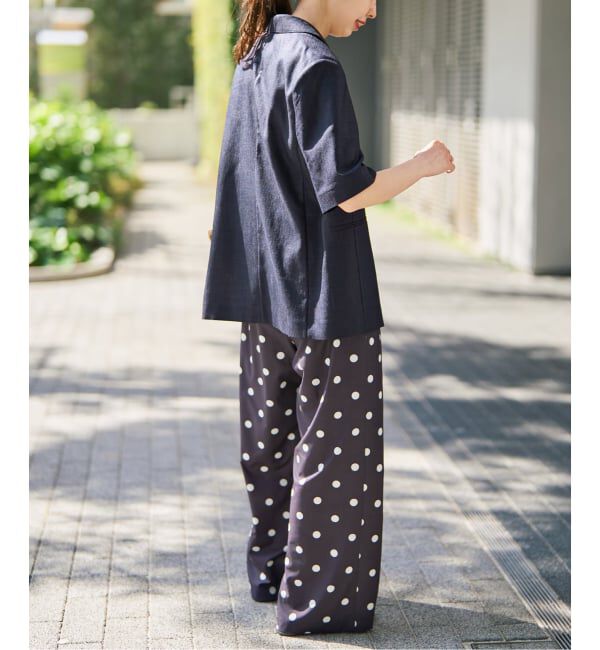 Spick and Span「《セットアップ可 / 予約》ライトドライクロスシングルブレストジャケット」|テーラードジャケット|