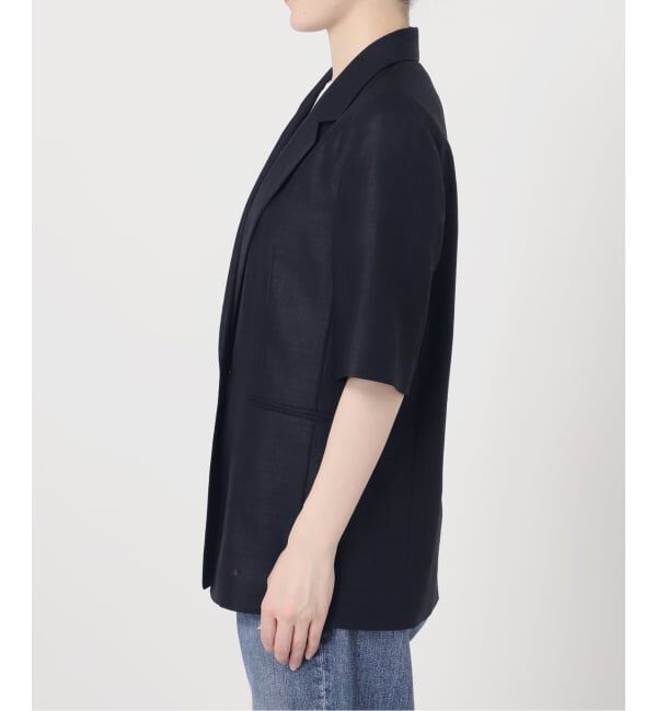 Spick and Span「《セットアップ可 / 予約》ライトドライクロスシングルブレストジャケット」|テーラードジャケット|