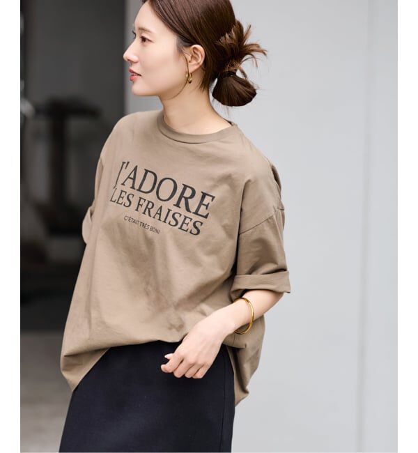 FRAMeWORK「≪WEB限定 / 追加予約≫フレンチロゴTシャツ 2」|Tシャツ・カットソー|