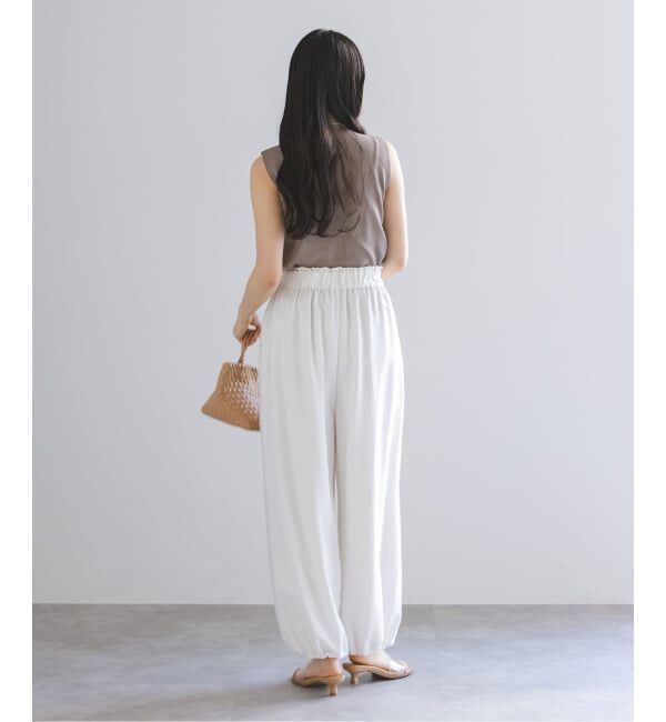 NOBLE「エアリーギャザーバレルパンツ」|その他|