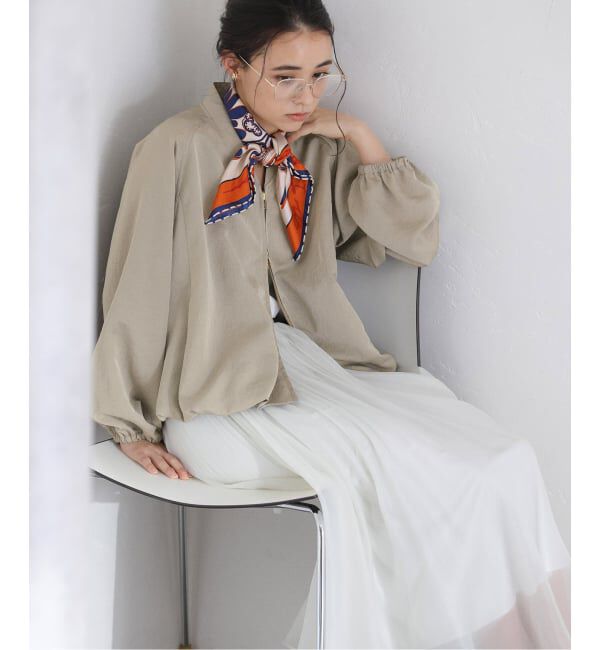  「【洗える】バルーンライトブルゾン」|その他|