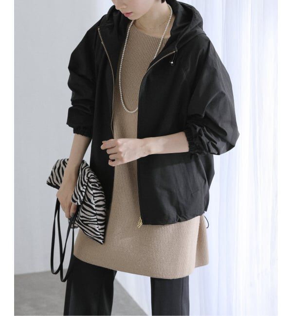  「《WEB限定追加》【洗える】フードマウンテンパーカー」|ブルゾン・スタジャン|ブラック