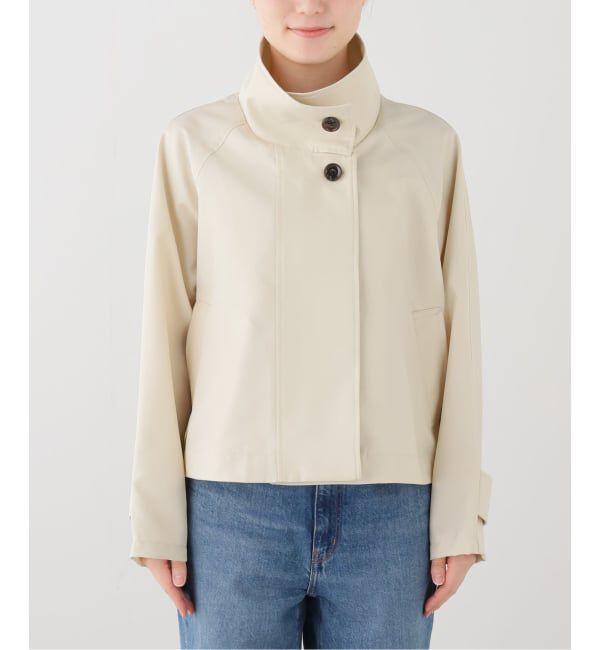  「【洗える】スタンドカラーライトショートブルゾン」|その他|
