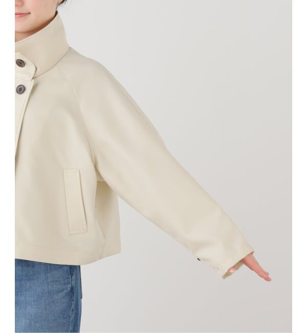  「【洗える】スタンドカラーライトショートブルゾン」|その他|