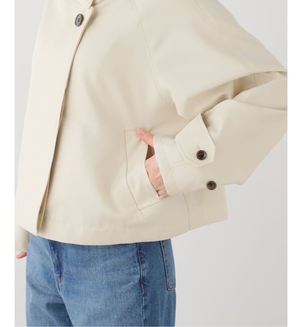  「【洗える】スタンドカラーライトショートブルゾン」|その他|