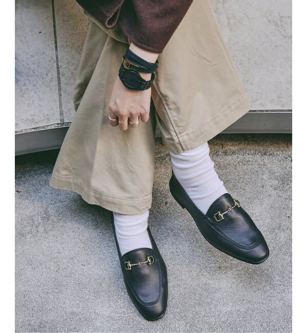  「《追加》レザービットバブーシュ」|ローファー|