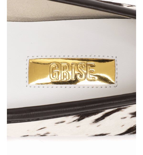 GRISE「GRISEレザースクエアプリーツフラット」|その他|