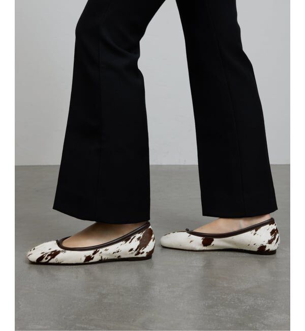 GRISE「GRISEレザースクエアプリーツフラット」|その他|