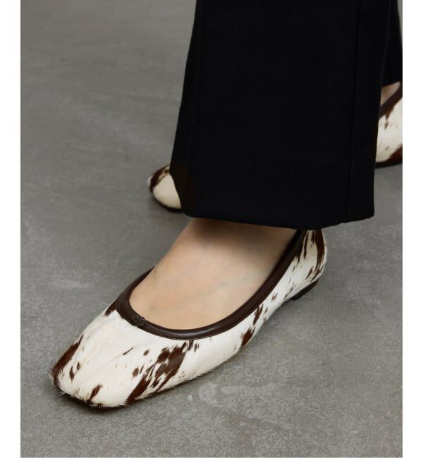 GRISE「GRISEレザースクエアプリーツフラット」|その他|