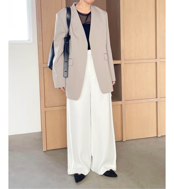  「《追加予約》ポインテッドフラワーエンブロイダリーフラット」|その他|