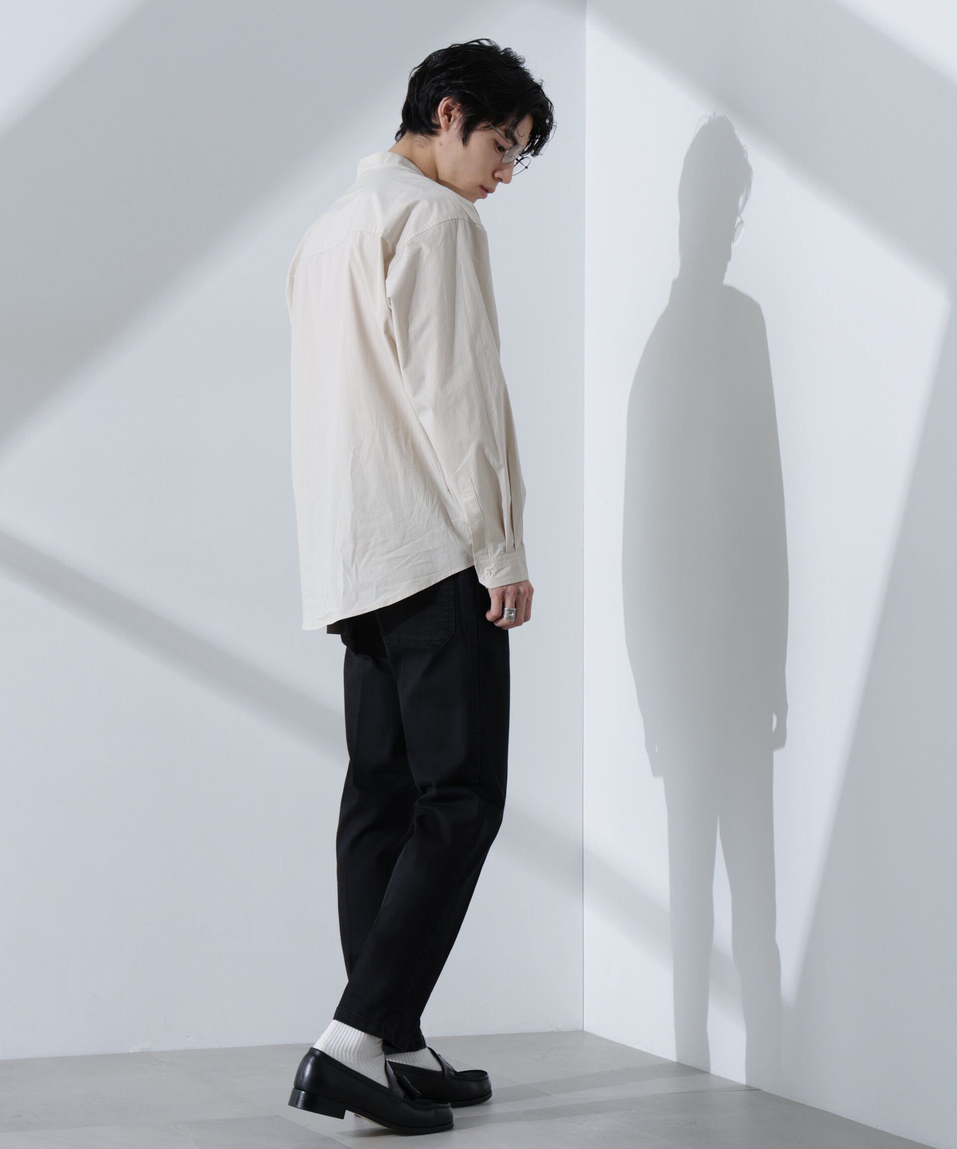 nano･universe「NORMANBROS別注 ストレッチイージーデニム」|チノ|