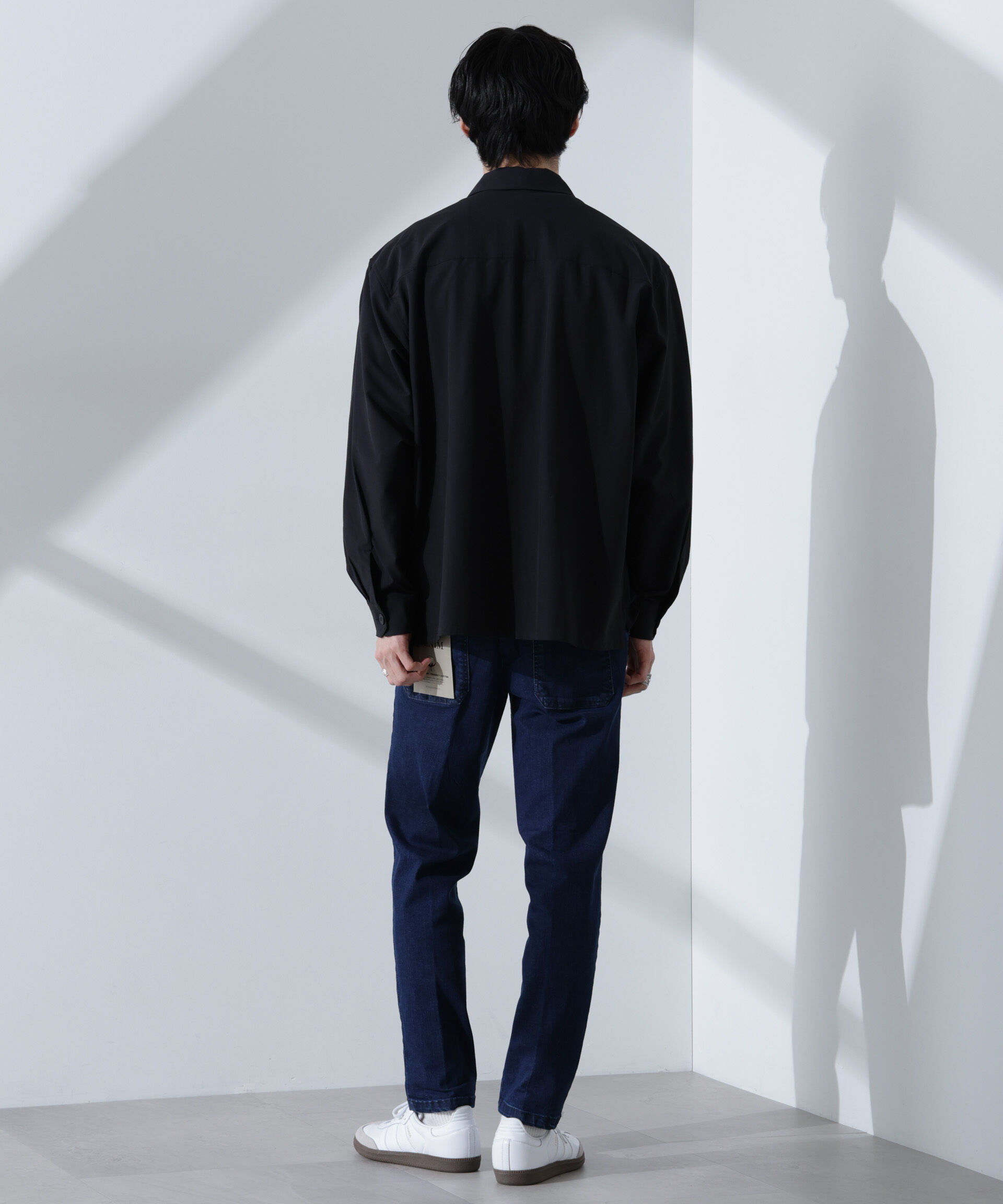 nano･universe「NORMANBROS別注 ストレッチイージーデニム」|チノ|