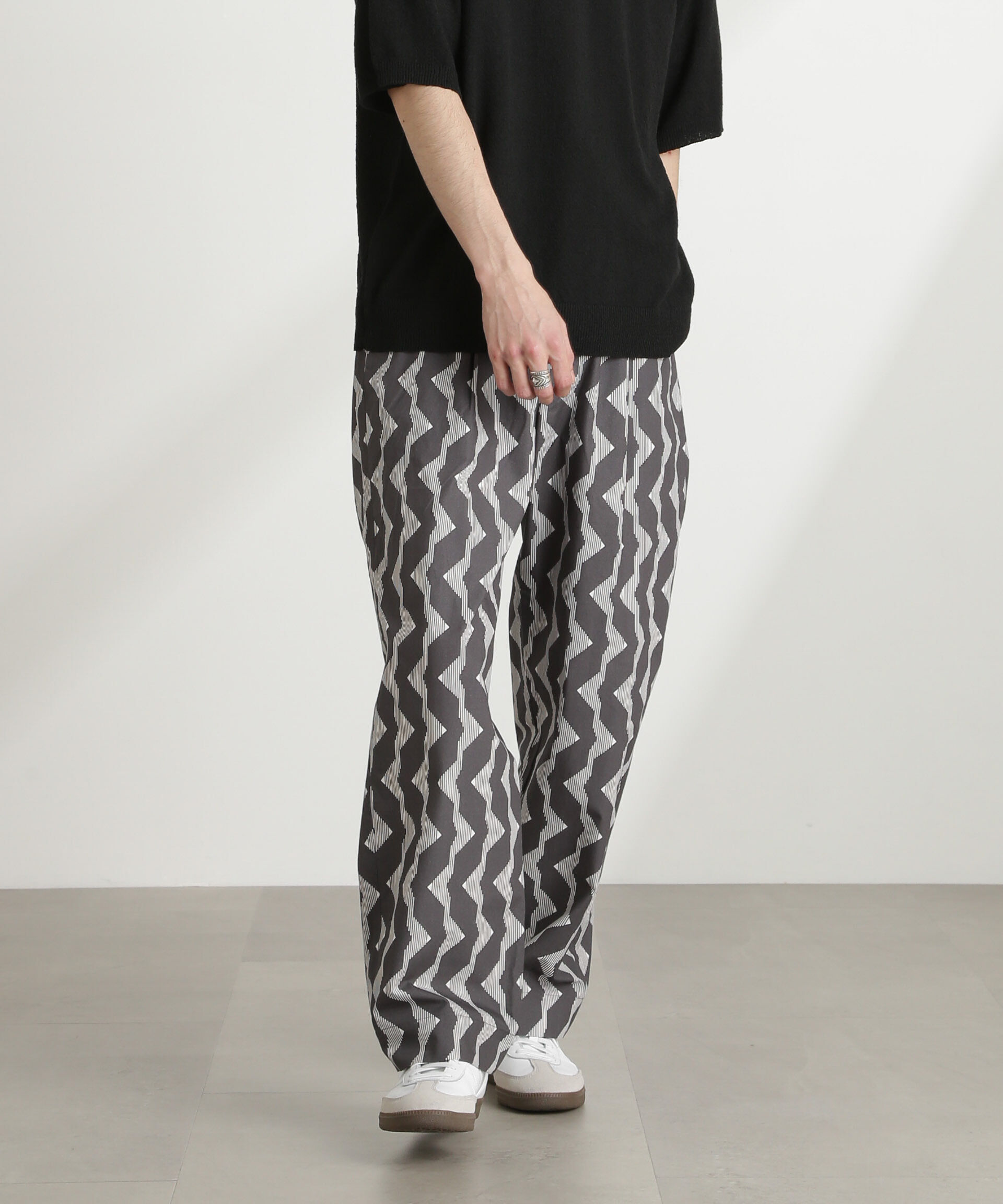 nano･universe「オリジナルパターンイージーパンツ」|チノ|パターン21