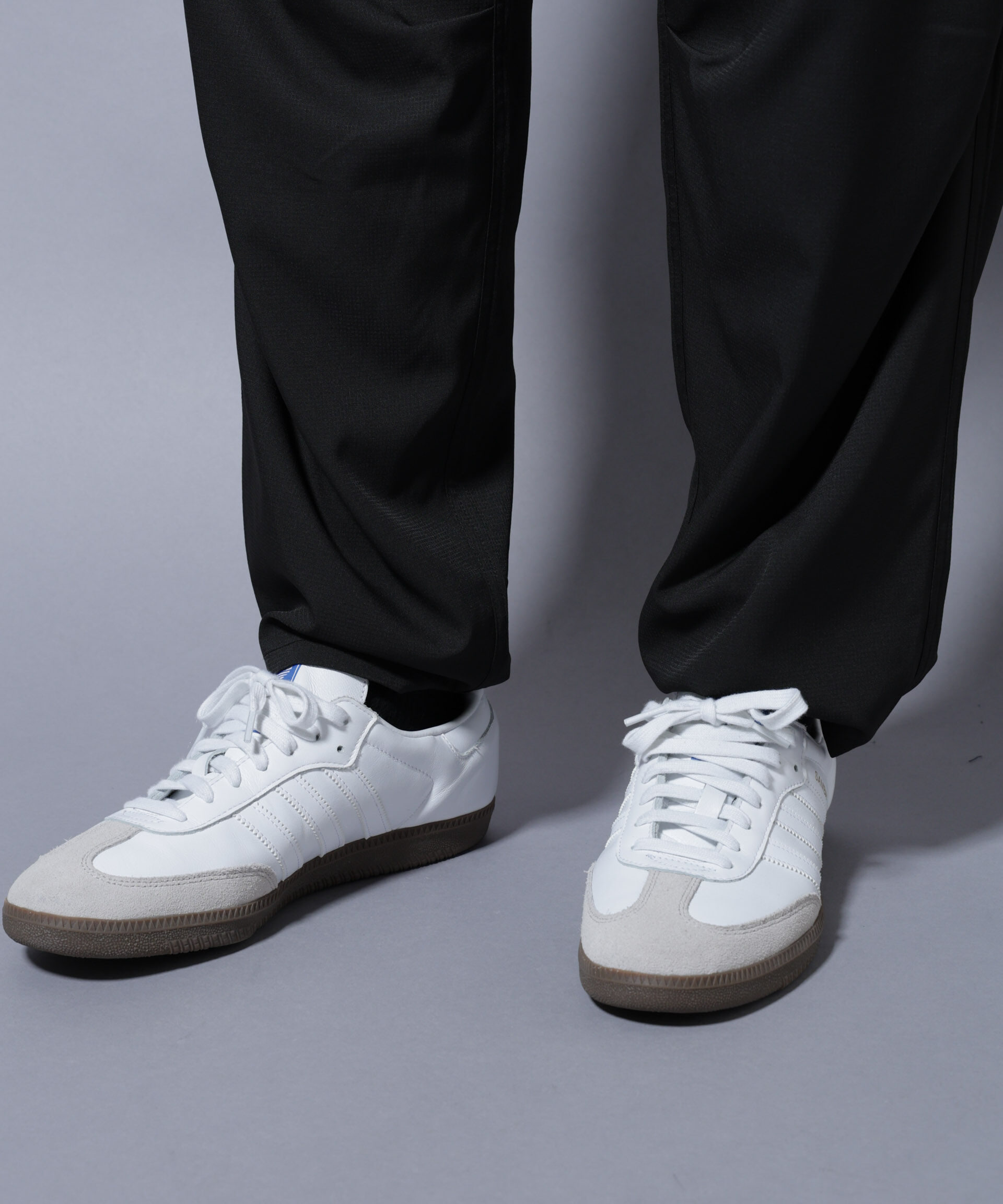 nano･universe「「NJ/CLUB」ワンポイントロゴトラックパンツ」|チノ|