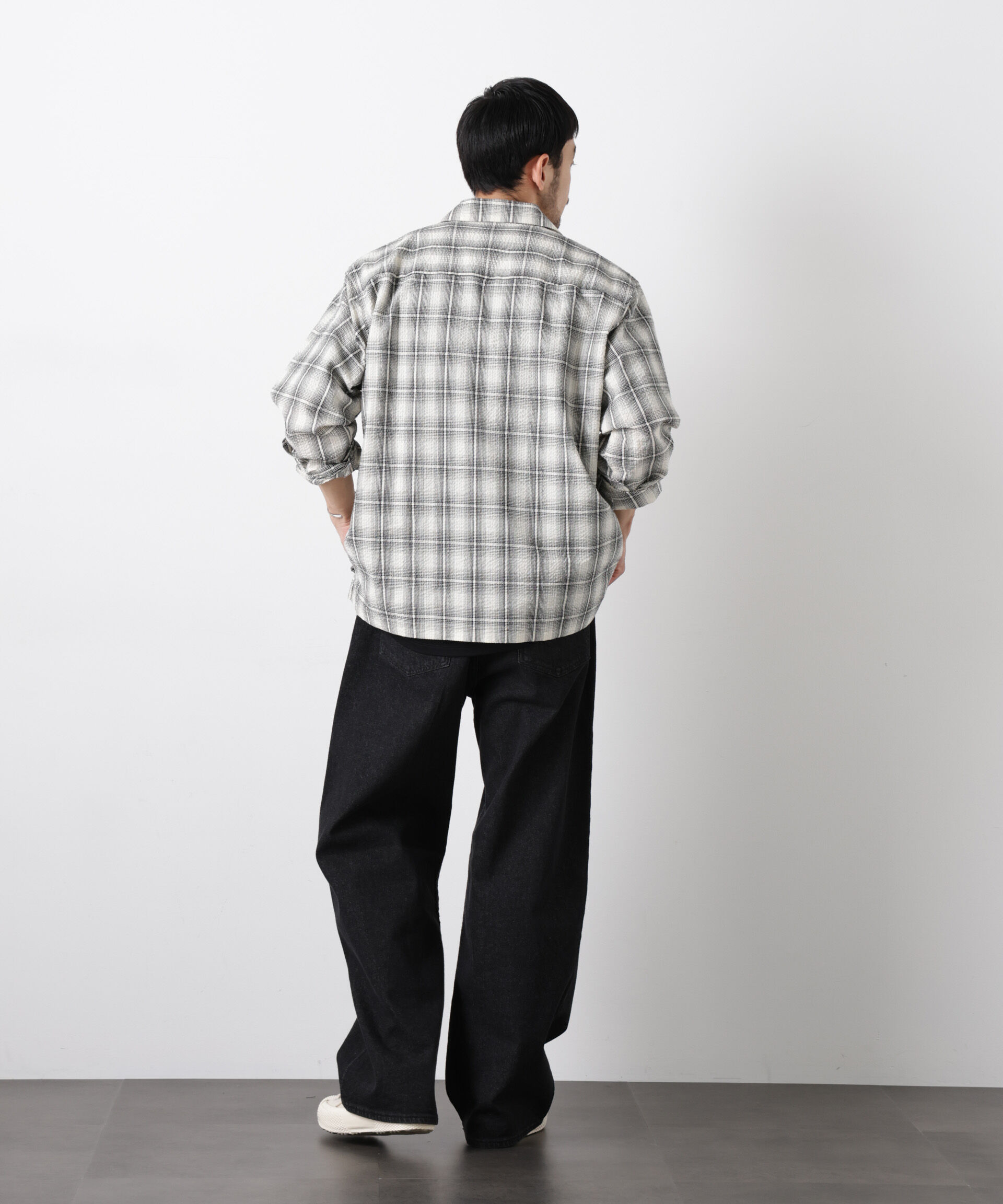 nano･universe「マイクロシアサッカーチェックシャツ」|シャツ・ブラウス|