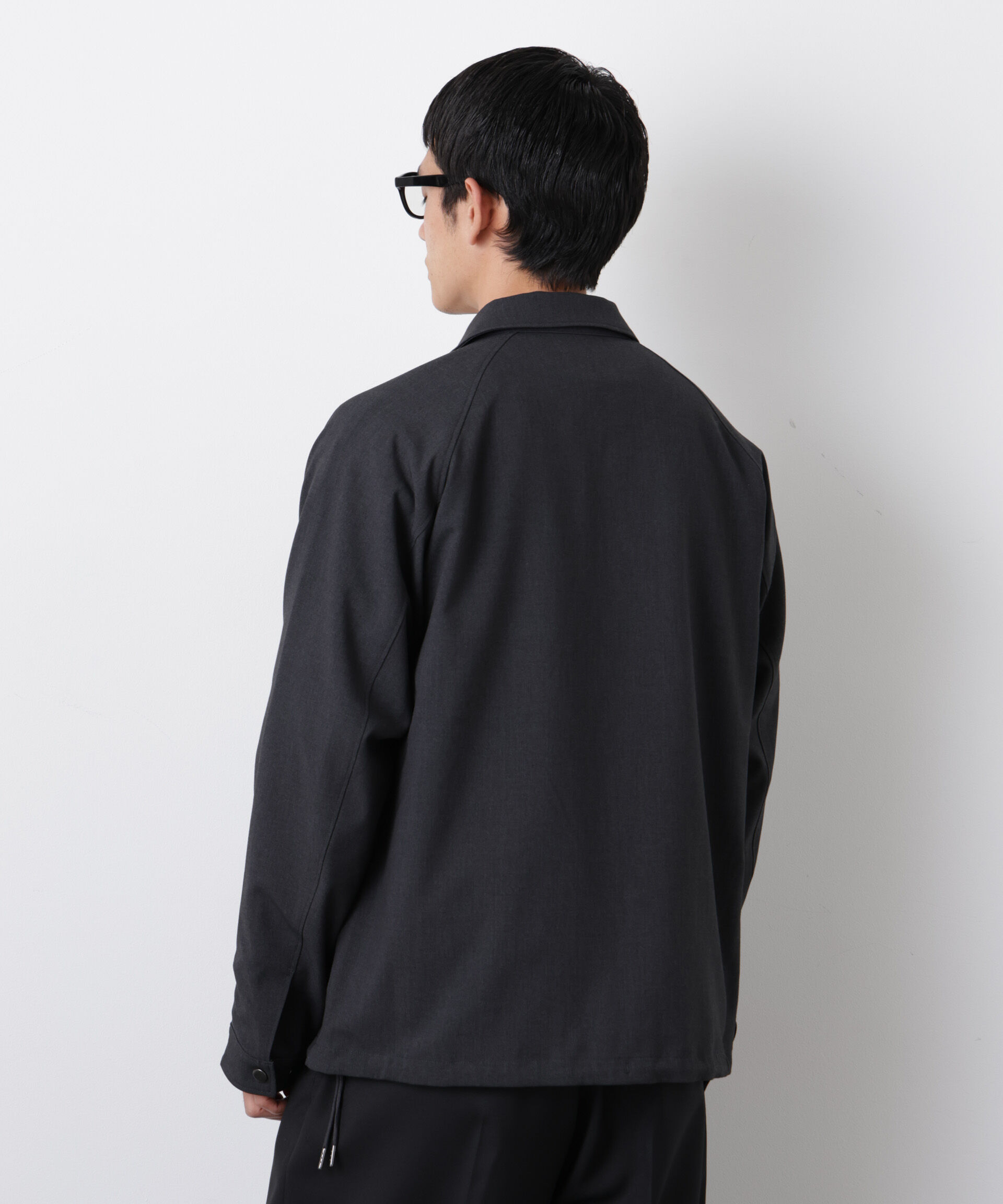 nano･universe「イタリアンドットリラックスコーチジャケット」|ブルゾン・スタジャン|