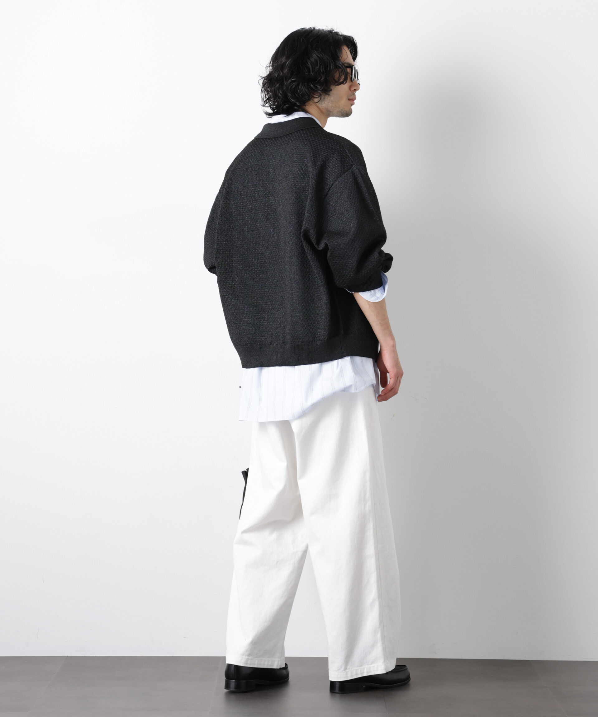 nano･universe「｢OtoNANO｣大人のワイドデニムパンツ」|チノ|